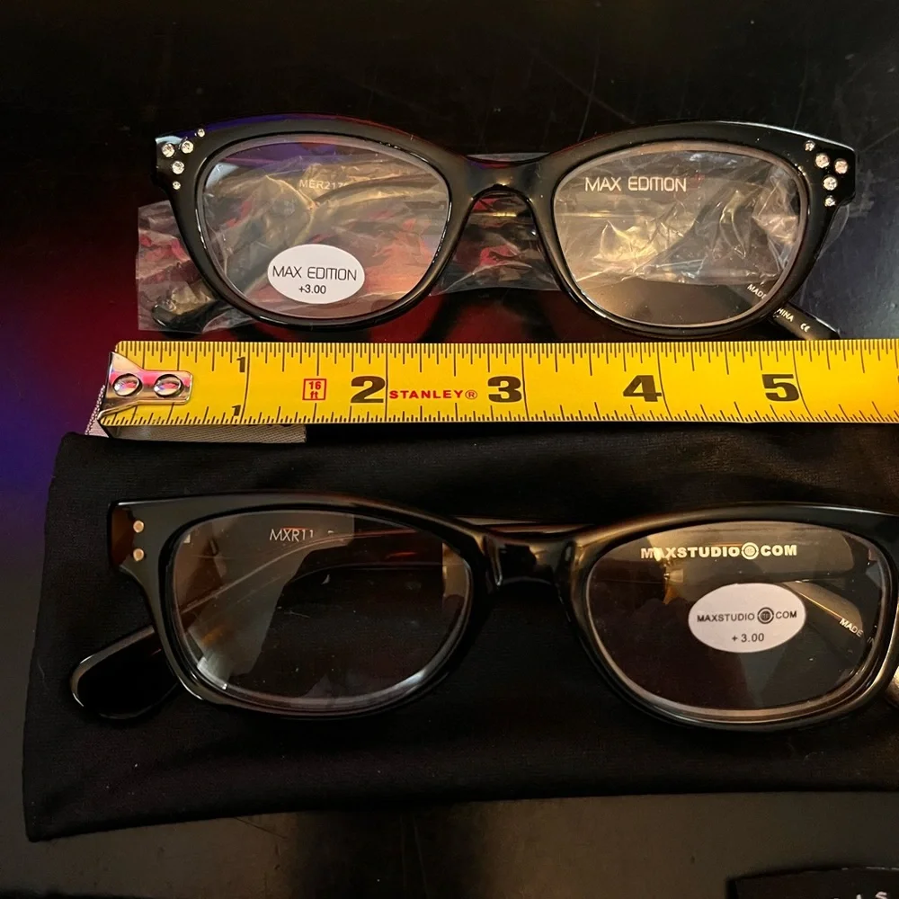 Max Studio +3.00 Readers, 3 pairs!